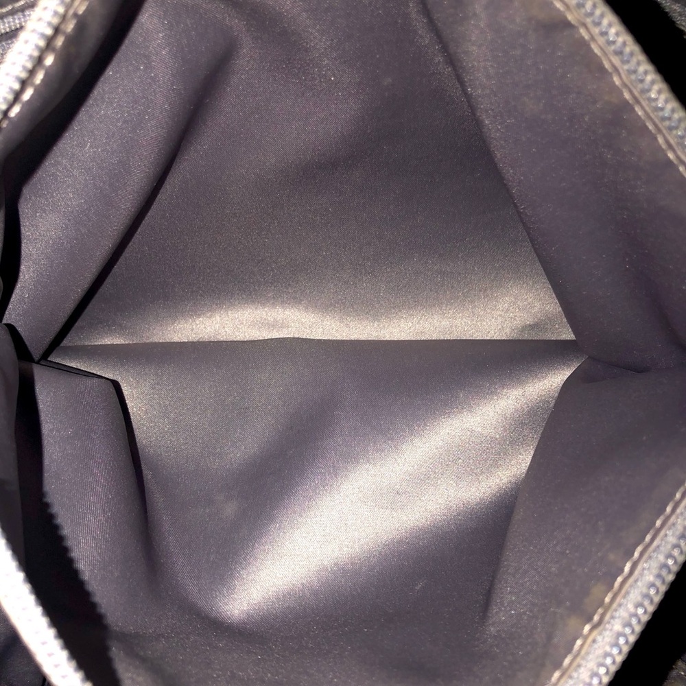 PREOWNED Coach Rare ASHLEY Black/Gray Shoulder Bag w/ Signature Monogram F18008P - Picture 11 of 13